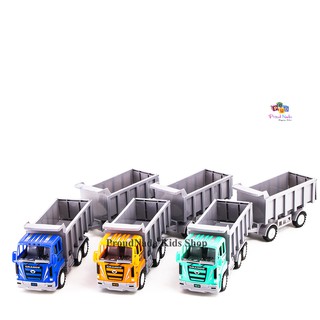 ProudNada Toys ของเล่นเด็ก รถบรรทุกพ่วงดั้ม 1คัน Truck superior GRANDE