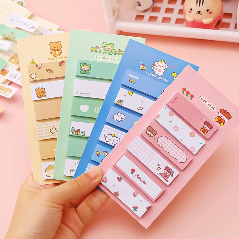 [เลือกสีได้] กระดาษโน๊ต น่ารัก กระดาษโน้ต สวยๆ คั่นหนังสือ สมุดบันทึก เครื่องเขียน อุปกรณ์การเรียน diy ตกแต่ง