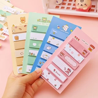 [เลือกสีได้] กระดาษโน๊ต น่ารัก กระดาษโน้ต สวยๆ คั่นหนังสือ สมุดบันทึก เครื่องเขียน อุปกรณ์การเรียน diy ตกแต่ง