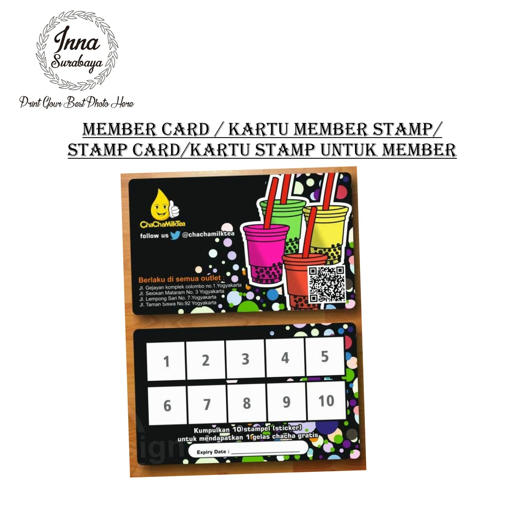 MEMBER CARD / STAMP MEMBER CARD / การ์ด ATM / การ์ดประทับสําหรับ MEMBERS