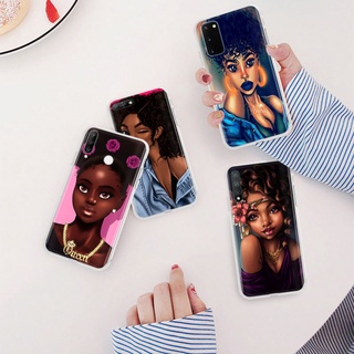 Ml-181 เคสโทรศัพท์มือถือนิ่ม แบบใส พิมพ์ลาย Melanin Poppin Girls สําหรับ OPPO Reno 8t 8 Find x5 A54 A55 A56 Pro