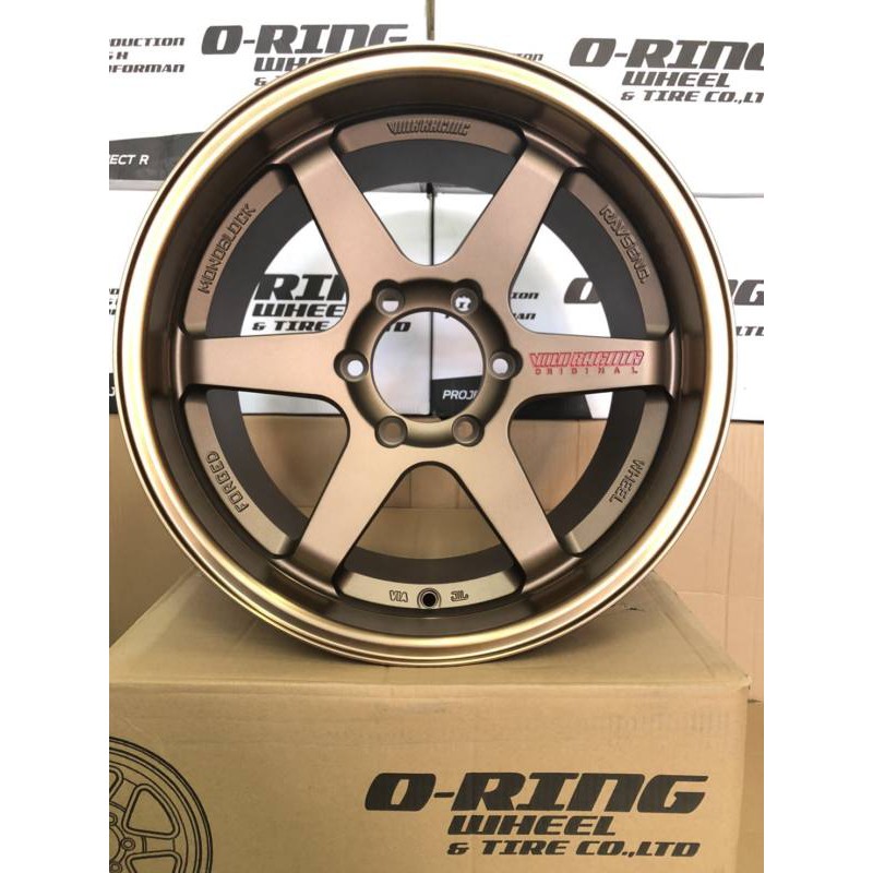 ล้อแม็กใหม่ TE อีแบน หยอดแดง งานAUTO SPEED - ขอบ18 ( 18 x 6 รู139 ) - หน้ากว้าง 9.5 x 10.5 ET25 -