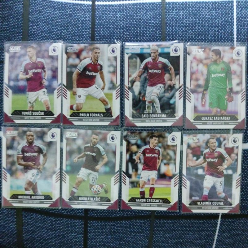 การ์ดบอล 2021-22 SCORE SOCCER (West Ham United)