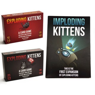 บอร์ดเกมการ์ดเกมของเล่นสำหรับเด็ก Exploding Kittens Card Board Game