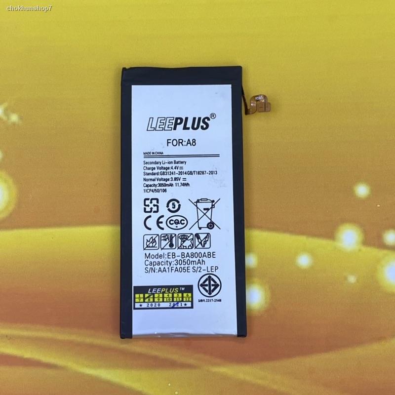 จัดส่งเฉพาะจุด จัดส่งในกรุงเทพฯแบตเตอรี่ Samsung A8/A800F/A8(2015)/A800 (3050mAh) ยี่ห้อ leeplus แท้