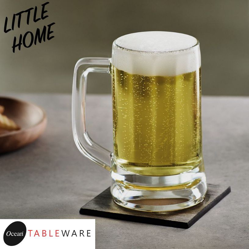 LITTLE P00840 แก้วน้ำ แก้วเบียร์ OCEAN MUNICH BEER MUG ขนาด 355 ml (A2)
