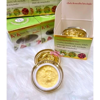 ครีมเคแอนด์เค สมุนไพรรวม K&K BEAUTY WHITE (ขนาด 12 กรัม)