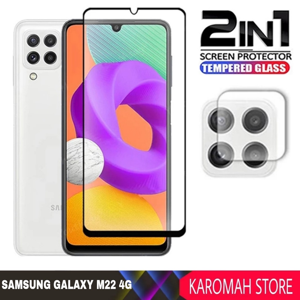2 INC PACKAGE 1 กระจกนิรภัย Samsung M22 4G 2021 กระจกกันรอย