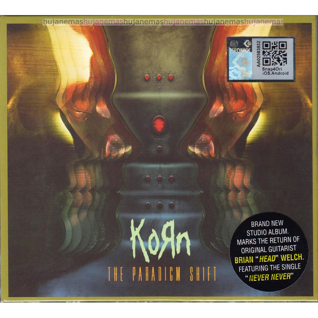 Korn - แผ่น CD เพลง The Paradigm Shift 2013 UNIVERSAL MUSIC DELUXE EDITION DIGIPAK และ DVD SET