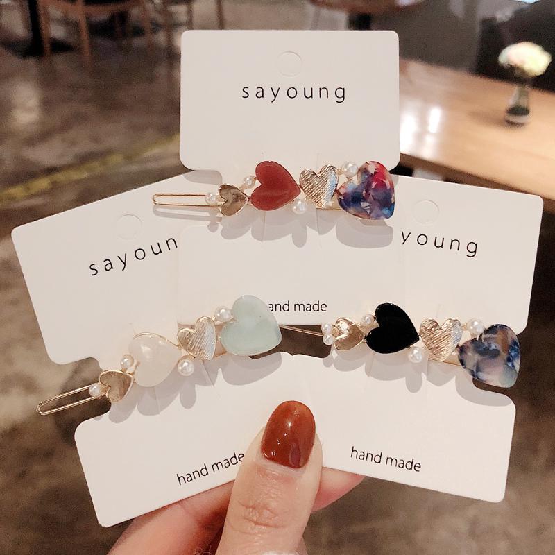 Acetic Acid Clip Korean Geometric Circular Hairpin Jewelry เครื่องประดับกิ๊บวงกลมกรดอะซิติกเกาหลีกิ๊บกลมเรขาคณิต