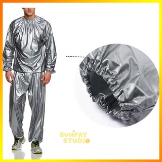 ชุดซาวน่า ชุดซาวน่า2ชิ้น ชุดรีดเหงื่อมี2แบบให้เลือกสั้งมีหลา…