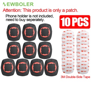 Newboler แผ่นแปะที่วางโทรศัพท์มือถือ สองด้าน พร้อมเทปสองด้าน…