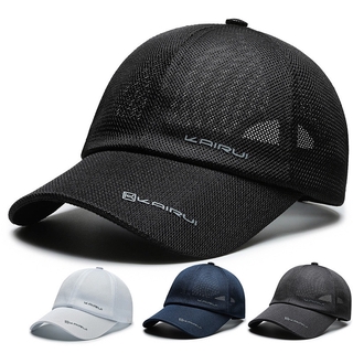 New Fashion Baseball Cap Mens Spring Shade Sun Protection Hats Outdoor Sports Breathable Fashion Mesh Caps