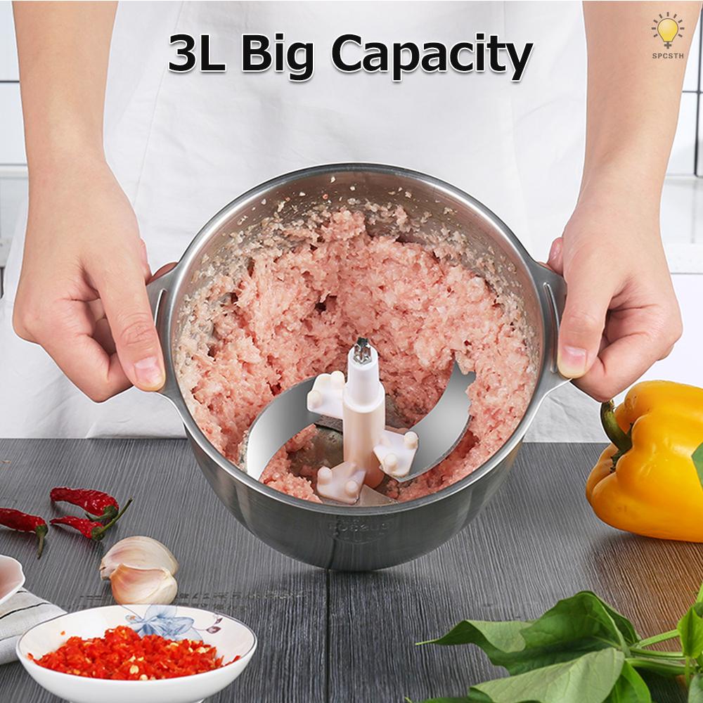 Cosh เครื่องบดเนื้อสัตว์ไฟฟ้า สเตนเลส ความจุขนาดใหญ่ 3 ลิตร 2 เกียร์ ...