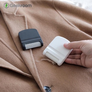 คอนโซลGeekroom Pellet Cut Machine Epilator Reusable Portable Sweater Dust Roller Shaver Clothes Fluff Lint Remover Hair 