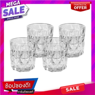 แก้วน้ำ 330ml KECH GEM แพ็ค 4 ใบ แก้วน้ำ TUMBLER 330ml KECH GEM PACK 4