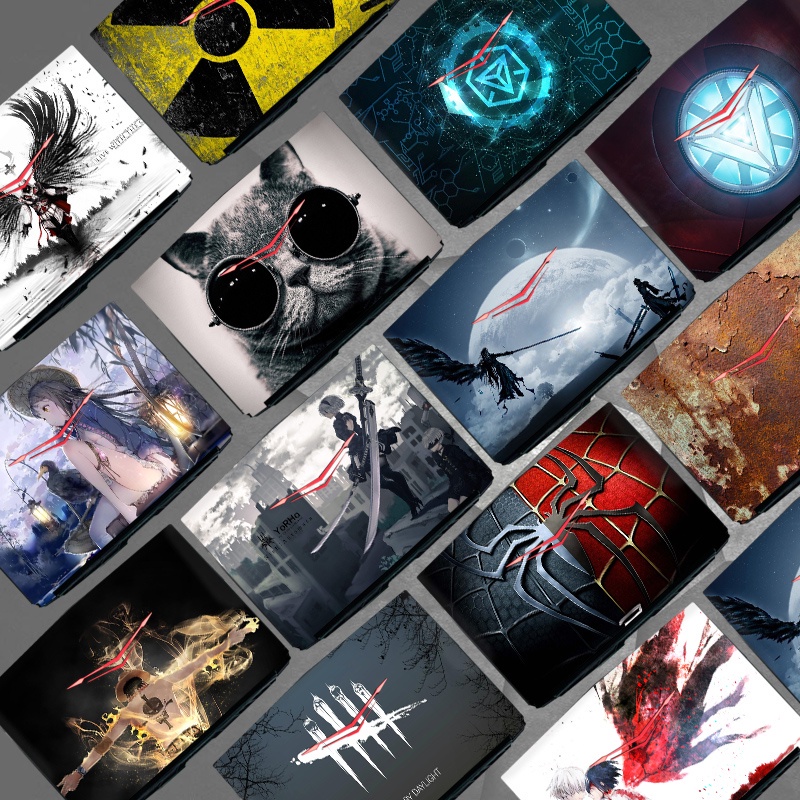 SOLID KARK COLOR SERIES Computer Stickers Vinyl 2 Sides Laptop Skin for 11/12/13/14/15/17 Inch Unive