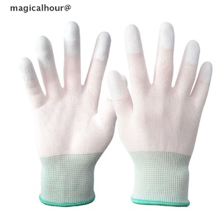 magicalhour@ Anti Static ESD Electronic Working Gloves Pu Finger PC Antiskid for Garden *On sale