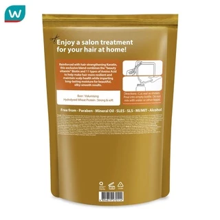 Watsons วัตสัน ทรีทเมนท์ แวกซ์ เบียร์ ฟอร์ ฟายน์ ออร์ ทินนิ่ง แฮร์ 490มล.(รีฟิล)