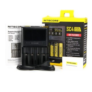 Nitecore Superb Charger SC4 ของแท้ โค้ดเช็คได้