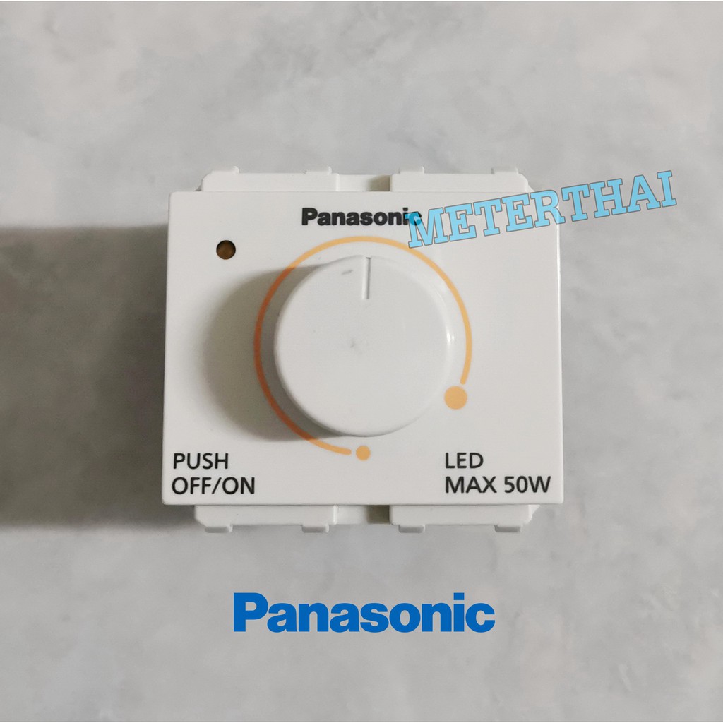 Panasonic สวิทซ์หรี่ไฟ พานาโซนิค LED Dimmer Switch 50W WEG57912 Full-Color Wide Series