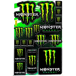 สติกเกอร์ MONSTER วินเทจ 02 แต่งมอเตอร์ไซค์ บิ๊กไบค์ รถยนต์ สติกเกอร์ขายดี