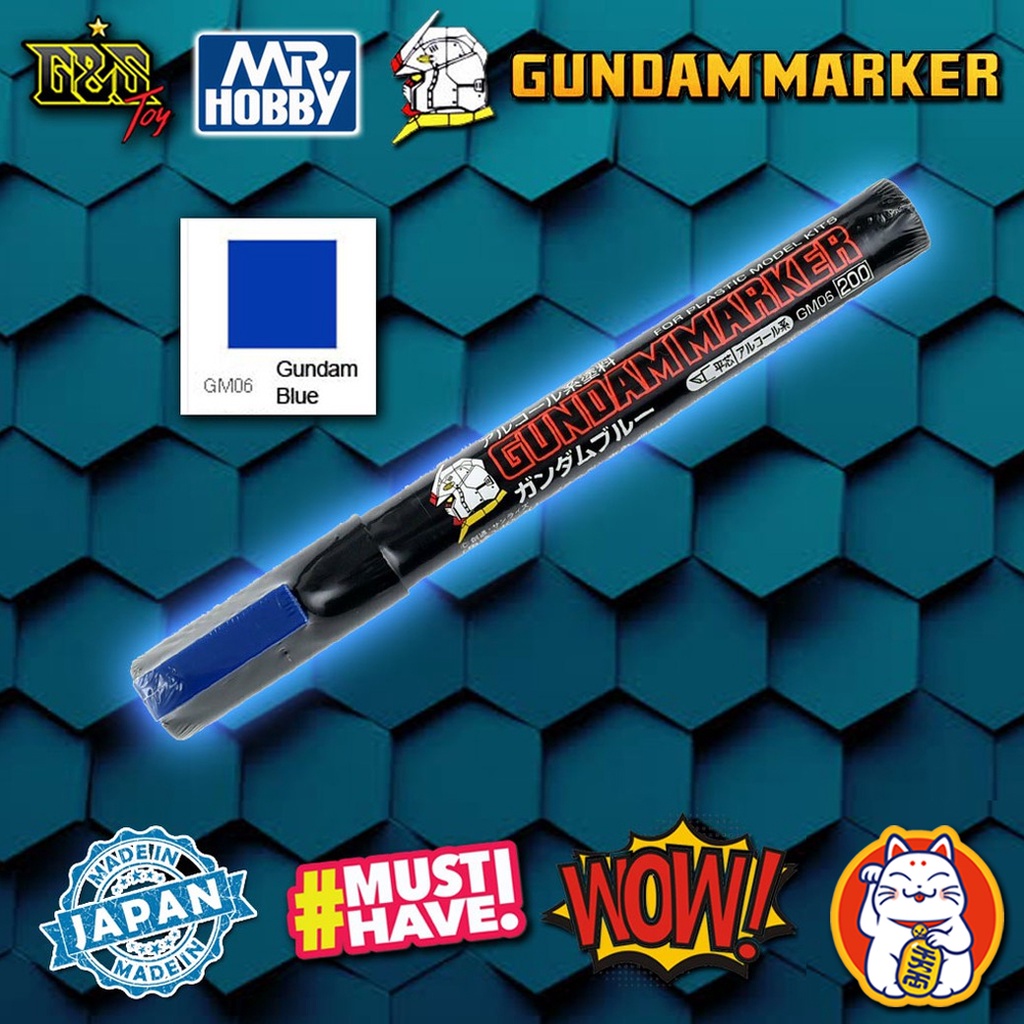 Gundam Marker - GM06 Blue สีน้ำเงิน : Mr.Hobby