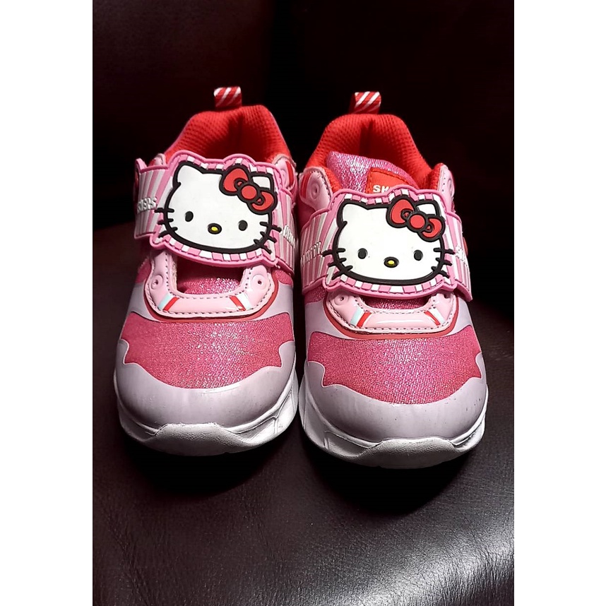Skechers Hello Kitty Kids shoes รองเท้าผ้าใบมีไฟแว๊บๆ