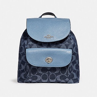 Coach F25893 Mini Billie Backpack in Signature Denim