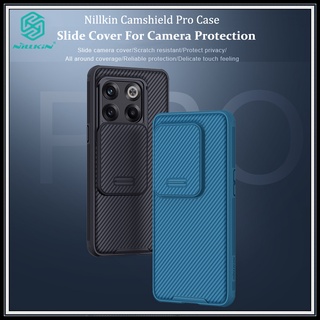 Nillkin เคสโทรศัพท์มือถือ สำหรับ Oneplus 10T / Ace Pro 5G Camshield Pro กับ แบบสไลด์กันกล้อง TPU PC กันกระแทกหรูหราสีดำสีฟ้าแข็งโทรศัพท์ปก