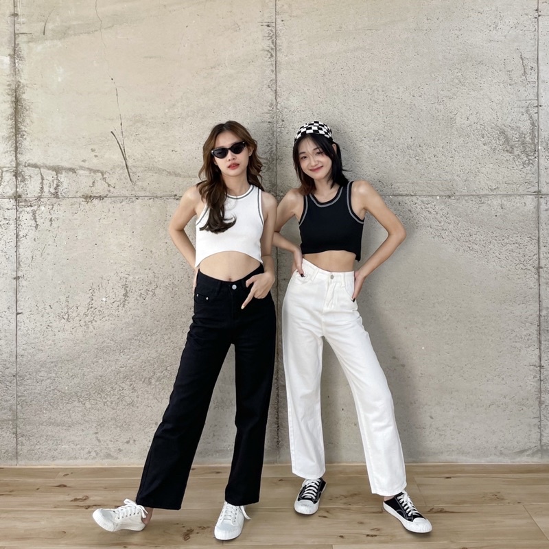 SISSOEUR : Cool curve crop top