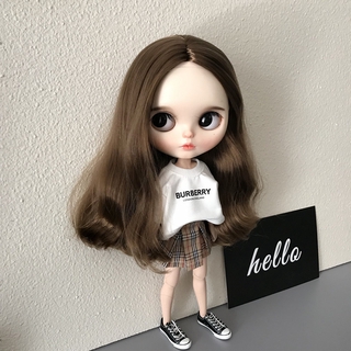 เสื้อผ้าตุ๊กตา Blythe Ob24 ชุดกระโปรงสองชิ้น