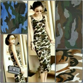 💂🏼💂🏼 Military Dress 
Maxi long with Cotton thick