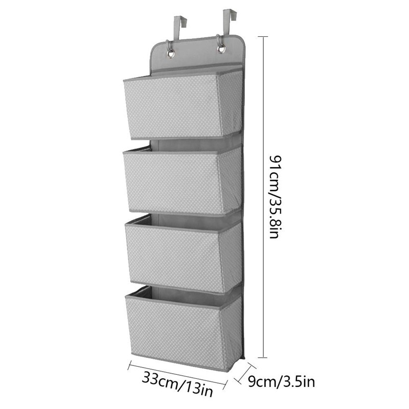 Simple Houseware Over The Door Closet Rod Hanger Garment Racks