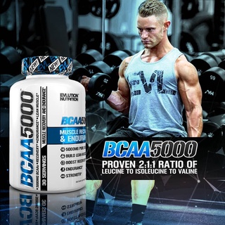 EVL BCAA 5000 (60/240เม็ด) กรดอะมิโน สร้างกล้ามเนื้อลีน เพิ่มกล้าม