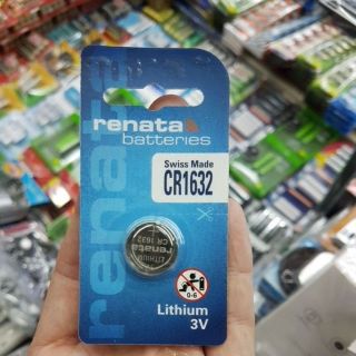 ถ่านกระดุม Renata CR1632 Lithium 3V 1ก้อน Made in Switzerland