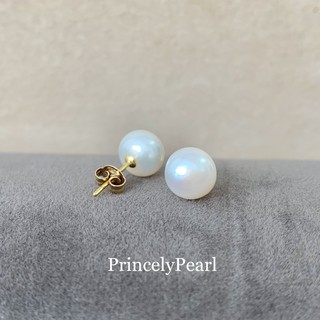 Princely ต่างหูไข่มุกแท้ 9K (FreshWaterPearl)