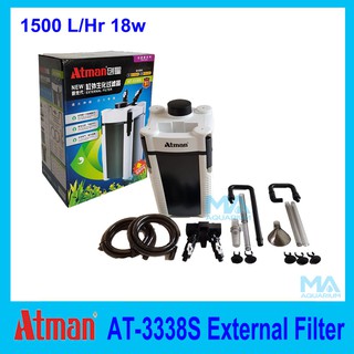 กรองนอก ATMAN External Filter AT-3338S รุ่นประหยัดไฟ สำหรับตู้ปลา