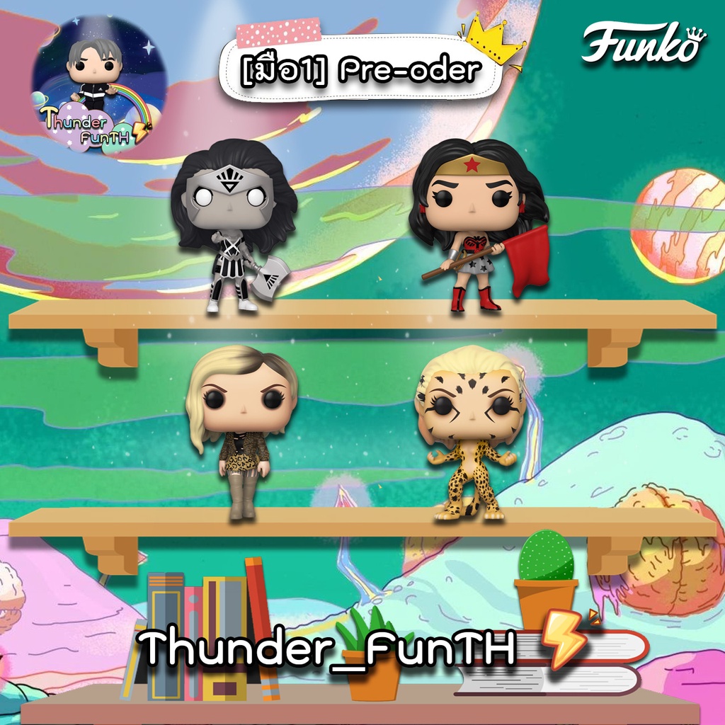 ⚡ Funko Pop : Justice league | DC | Barbara Minerva 327 I Wonder woman 393 I Wonder woman 392 I The 