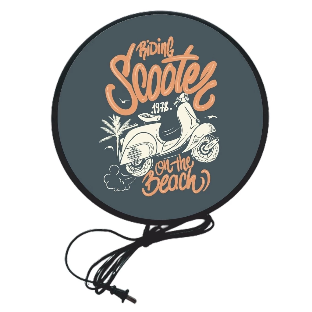 ป้ายไฟ LED Vespa ขนาด 30-40 ซม. thumbnail 7