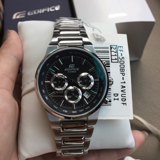 นาฬิกาข้อมือ Casio Edifice Chronograph รุ่น EF-500BP-1AV นาฬิกาข้อมือผู้ชาย