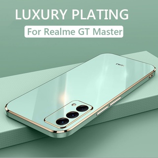 【Flash Sale】เคสโทรศัพท์ซิลิโคน TPU แบบนิ่ม ทรงสี่เหลี่ยม กันกระแทก สําหรับ Realme GT Master Edition 5G