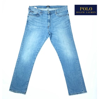 ยีนส์ Polo Ralph Lauren เอว 39-40 สีฟอก ผ้ายืด ขากระบอกเล็ก