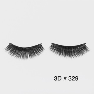 ขนตาปลอม 3D Faux Mink Double Silk Lashes เบอร์ #329