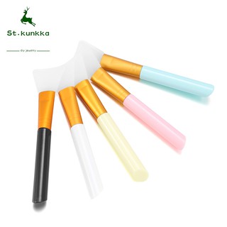 St.kunkka 1-5pcs แปรงซิลิโคนกาวอีพ็อกซี่เรซิ่นเครื่องประดับท…