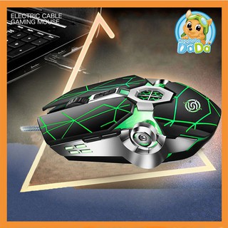 Optical Macro Key RGB Gaming Mouse เมาส์เกมมิ่ง ออฟติคอล ตั้งมาโครคีย์ได้ ความแม่นยำสูงปรับ