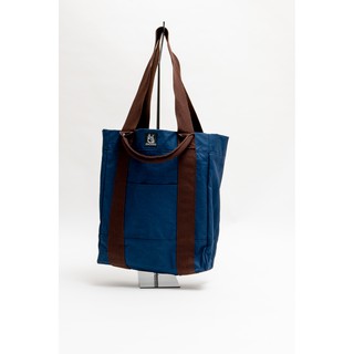 กระเป๋าถือ สะพายข้าง 8th ave bag (waxed blue) ช่องเยอะ