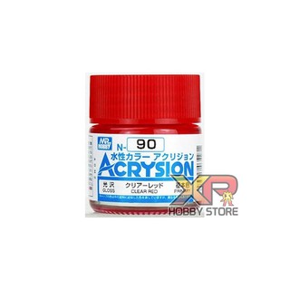 N90 Acrysion Clear Red (10 ml)