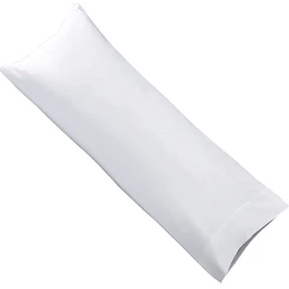 ปลอกหมอนโรงแรม 300 เส้น/ตารางนิ้ว ลายริ้ว/เรียบ Cotton 100% สีขาว Blue Sleep