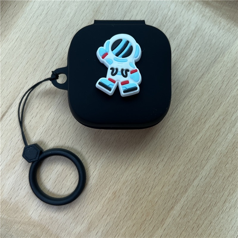 การ์ตูนนักบินอวกาศสําหรับ Haylou GT6 GT7 ป้องกันกระเป๋าสําหรับ Haylou GT6 หูฟังไร้สายบลูทูธซิลิโคนนุ